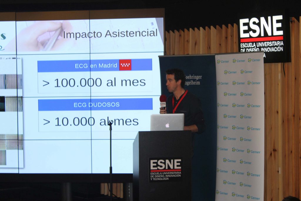 Presentación de ECG Consult, en Hackathon Salud 2017